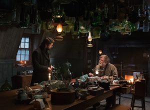 Ben Wishaw als Herman Melville en Brendan Gleeson als de oudere Thomas Nickerson.